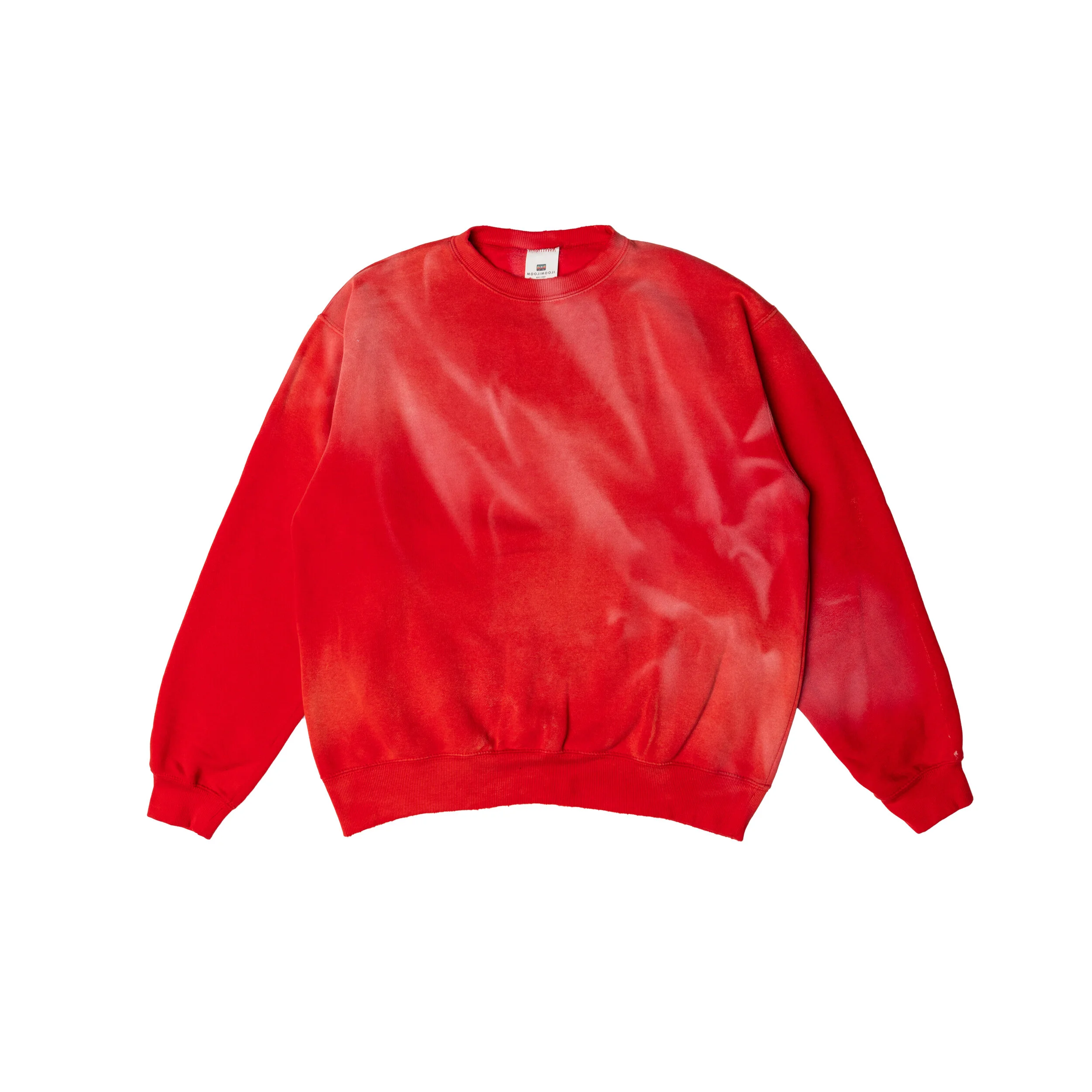 CLASSIC CREWNECK / AGED RED — MOOJIMOOJI